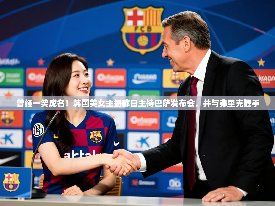 2025乐鱼体育app下载官网(中国)曾经一笑成名！韩国美女主播昨日主持巴萨发布会，并与弗里克握手  第2张