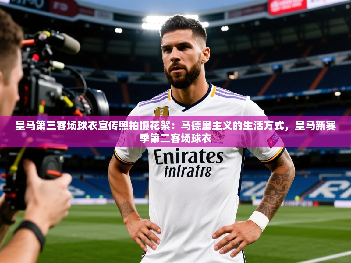 2025乐鱼体育app官网入口皇马第三客场球衣宣传照拍摄花絮：马德里主义的生活方式，皇马新赛季第二客场球衣  第3张